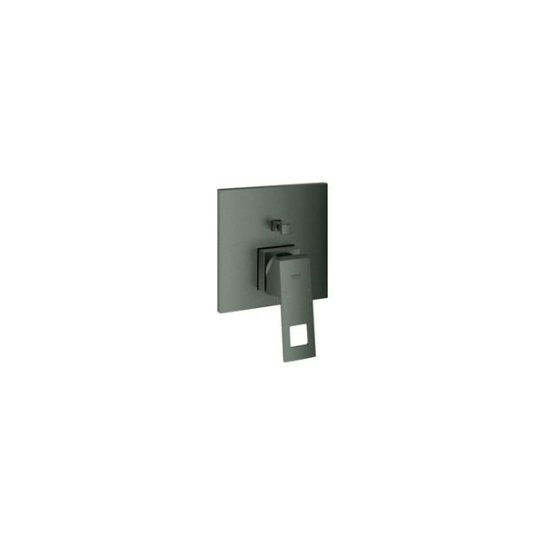Grohe Fertigmontageset Eurocube Joy Up-Wannen-Einhebelmischer, Hard Graphite GebüRstet (24062AL0)-image