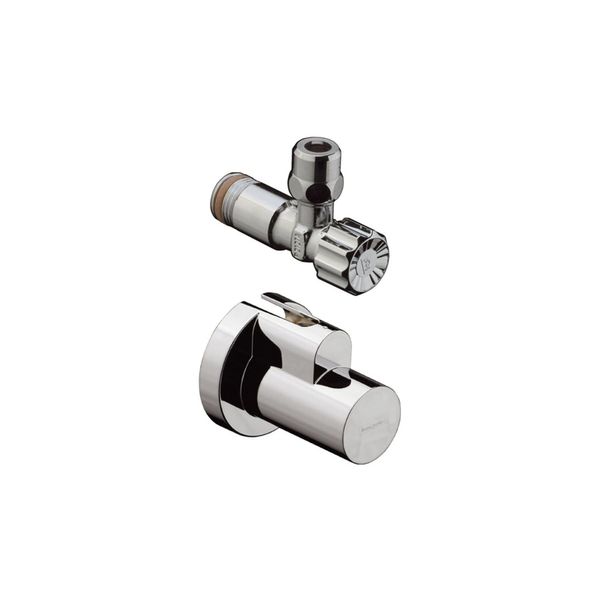 Hansgrohe Eckventil Mit Schuber, Abgang G 3/8, Chrom (13954000)-image