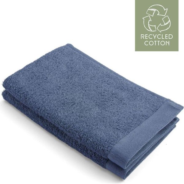 Walra Asciugamano Da Ospite In Cotone Rifatto 30X50Cm - 2 Pezzi Blu-image