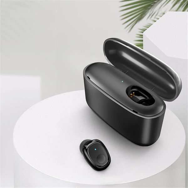 Cuffie Auricolari Singoli/Doppi Auricolari Senza Fili Bluetooth 5.0 Sport Tws In-Ear Headset Black_ Earbud-image
