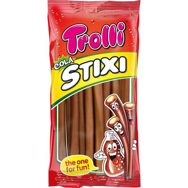 Trolli Cola Stixi Caramelle Gommose Al Rinfrescante Gusto Di Cola 85G-image