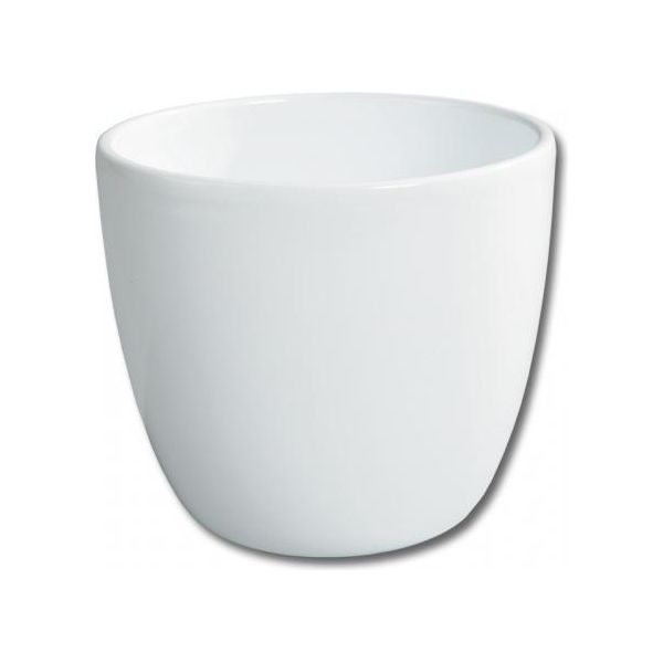 Coprivaso In Ceramica Primus Pastel Bianco 19 Cm-image