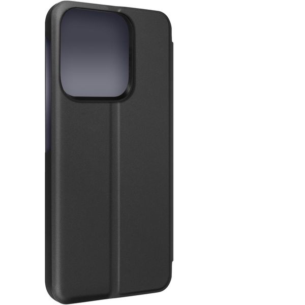 Avizar, Xiaomi Redmi 12C View Cover Con Effetto Specchio E Funzione Stand, Nero-image