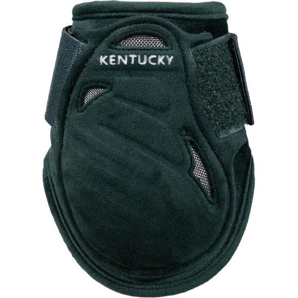 Kentucky Horsewear Stivali Fetlock Giovane Cavallo Stivali Da Salto In Velluto Gamba Posteriore Verde Scuro L-image