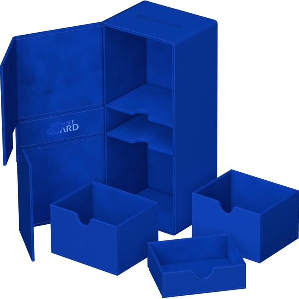 Ultimate Guard Twin Flip'n'Tray 266+ Xenoskin - Niebieski Produkt Do Kart-image