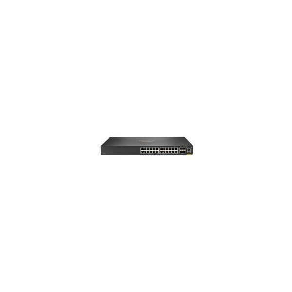 Hpe Aruba 6200F 24G Class4 Poe 4SFP+ 370W Switch - Switch - Distanza Di Impilamento Max. Distanza Di Impilamento 10 Km - L3 - Gestito - 24 X 10/100/1000 (Poe+) + 4 X 1 Gigabit/10 Gigabit Sfp+ (Uplink) - Montabile Su Rack - Poe+ (370 W) - Bto-image