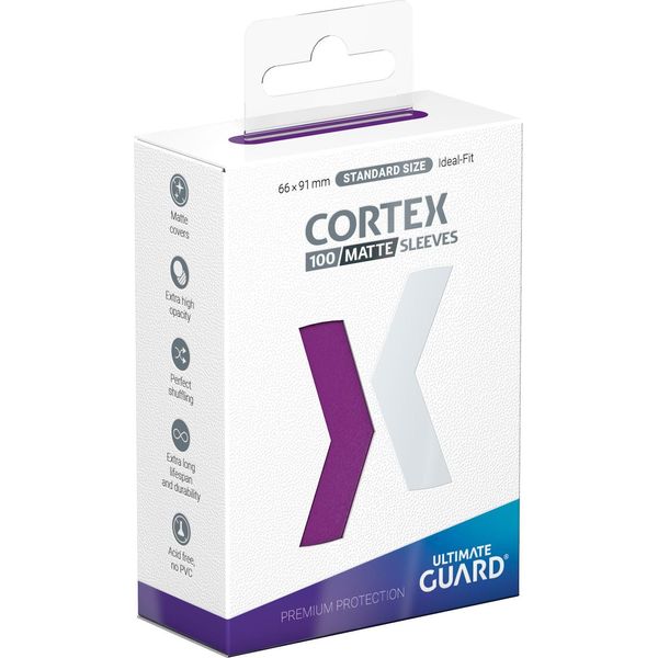 RęKawy Do Kart Ultimate Guard Cortex Matte Standard 100 Szt. - Fioletowe-image