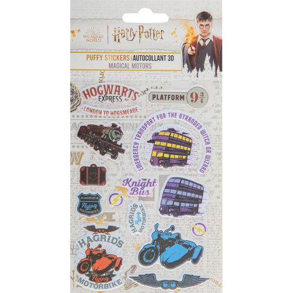 Naklejki 3D Harry Potter - Magiczne Pojazdy, Oficjalna Licencja-image