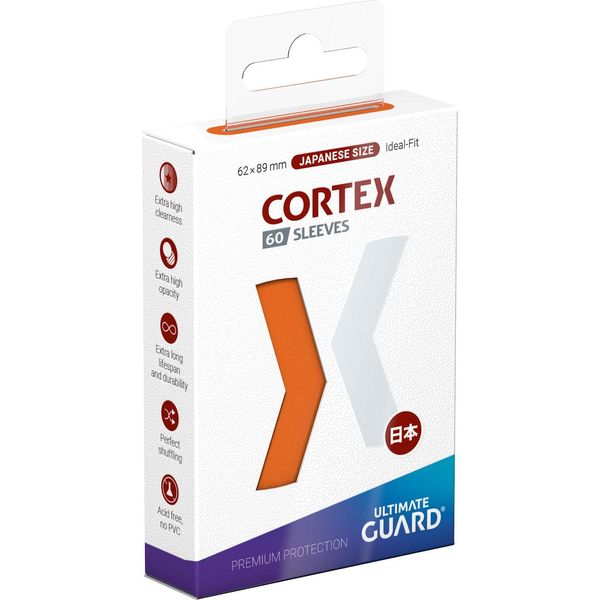 RęKawy Na Karty Ultimate Guard Cortex JapońSki Rozmiar (60) - PomarańCzowe-image