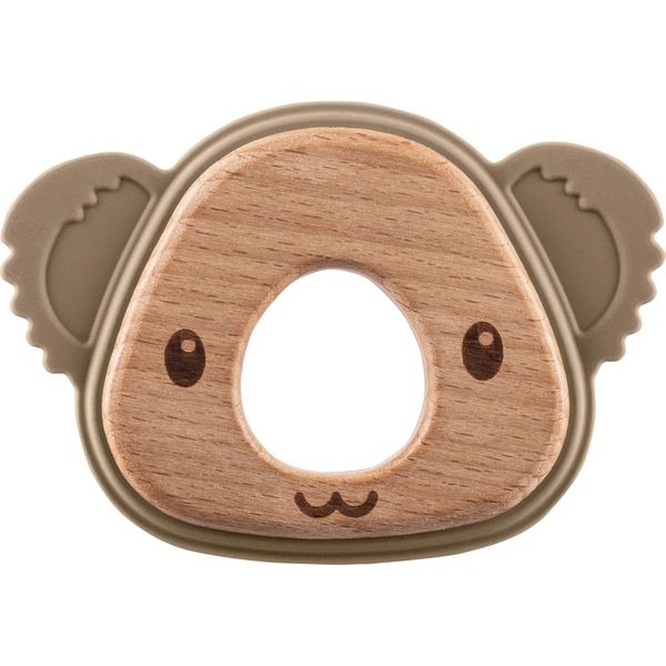 Zopa Orsetto Di Legno In Silicone Koala, Beige Sabbia-image