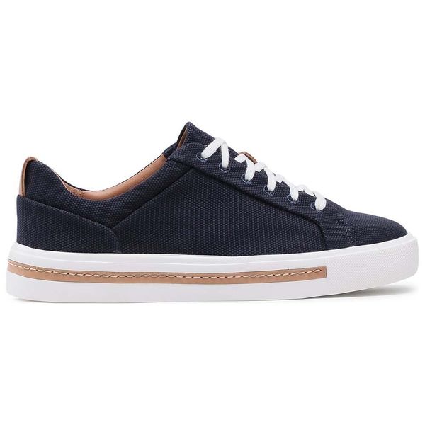 Clarks Un Maui Lace Scarpe Da Ginnastica Da Donna In Tessuto Blu Navy Clarks Un Maui Lace Scarpe Da Ginnastica Da Donna In Tessuto Blu Navy 36-image