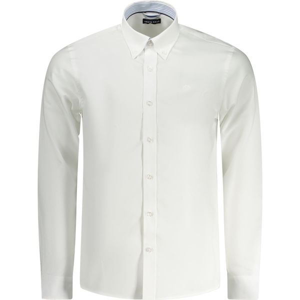 Camicia A Maniche Lunghe Con Colletto Button-Down E Ricamo Del Logo : Taglia - S Taglia: S-image