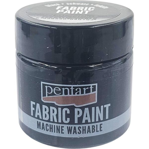 Vernice Per Tessuti Pentart - Vernice Per Tessuti 50Ml - Nero-image