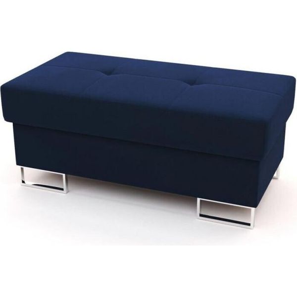 Pouf Con Spazio Di Archiviazione Wilfred - Blu 1-image