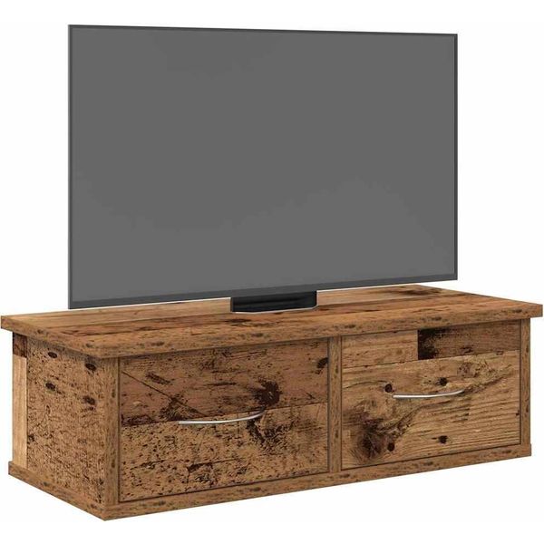 Maison Exclusive - Armadio A Muro Effetto Legno Antico 60X26X18,5 Cm Materiale Ligneo-image