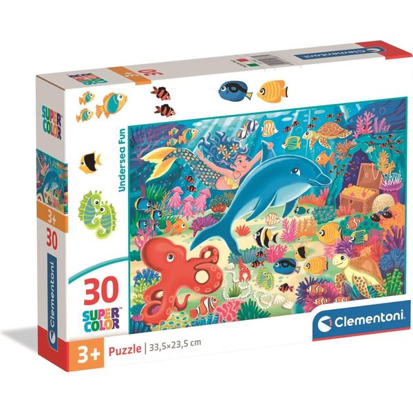 Clementoni Puzzle 30 Super Color Divertimento Sottomarino 20837-image