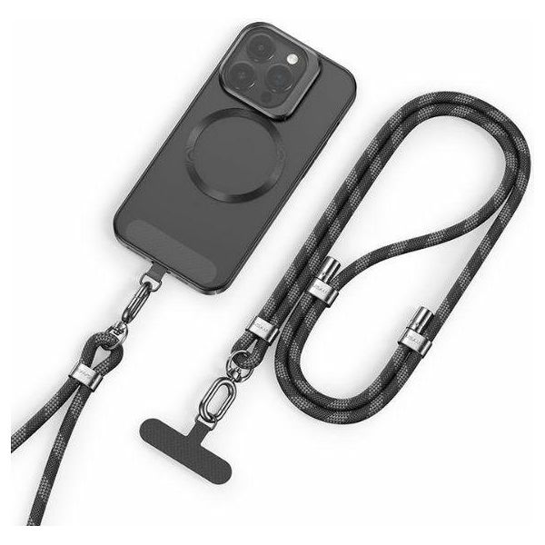 Usams Cordino Universale Per Telefono 1,6 M Grigio/Grigio Zb316Gs01 (Us-Zb316)-image