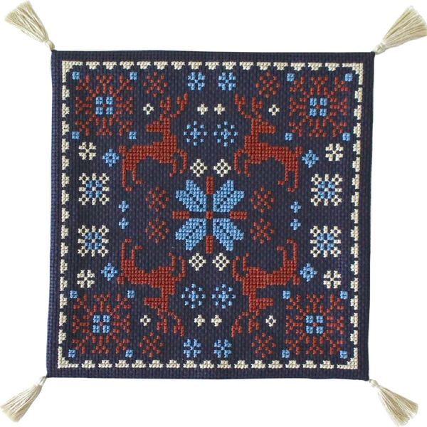 Kit Per Ricamo A Punto Croce Olympus "Nordic Square"", Schema Contato, 36,5X29 Cm"-image
