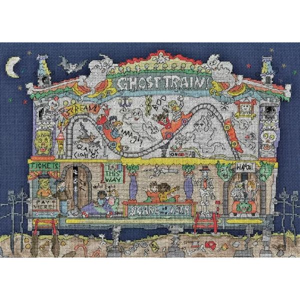 Confezione Da Ricamo A Punto Croce Bothy Threads "Ghost Train"", Schema Per Il Conteggio, XCT46, 36X26Cm"-image