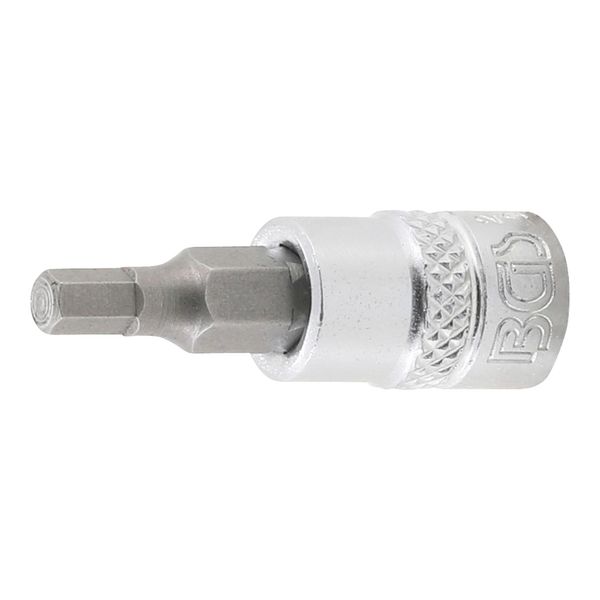 BGS Bit-Einsatz 2742, Antrieb Innenvierkant 6,3 Mm (1/4"), Innensechskant 5/32" ; BGS Technic)-image