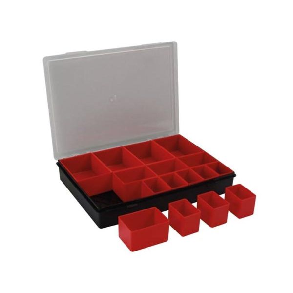 Tayg - Scatola Portaoggetti - 330 X 247 X 54 Mm - 16 Contenitori Rimovibili - 4,4 L-image