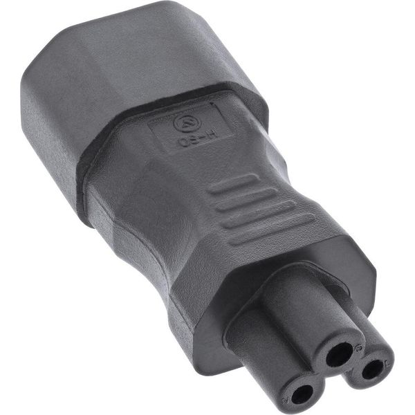 Inline® 16723B Adattatore Di Rete Iec 60320 C14 / C5, 3 Poli Iec / Notebook-image