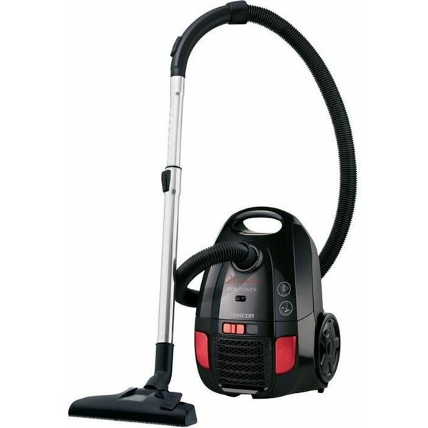 Sencor 41007932 Svc 6001BK-EUE3 Aspirapolvere (700 W, Eco Power, Filtro Hepa E12 Per Allergie, Microfiltro Lavabile In Ingresso), Bianco-image