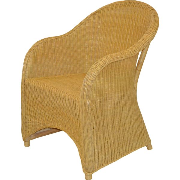 Rattanstuhl Home Affaire "Sesselschau", Gelb (Honigfarben), StüHle, Rattanstuhl-image