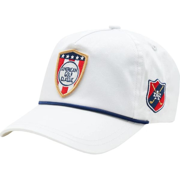American Needle Lightweight Rope American Golf Classic Cap 19H001A-AMGC, Berretto, Uomo, Bianco, Taglia: Unica-image