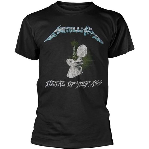 Metallica - Maglietta "Metal Up Your Ass"" Per Uomo/Donna Unisex PH2996 (M) (Nero)"-image