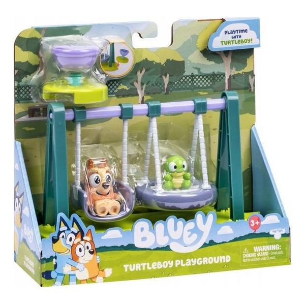 Tm Toys Set Bluey - Tartaruga E Altalena + 1 Personaggio BLU17978-image