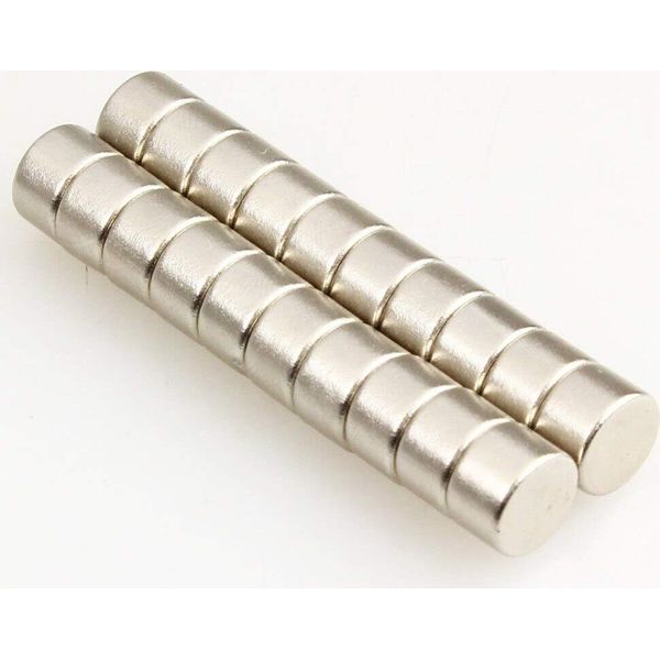 Magneti Al Neodimio Super Magneti Forti 8X5Mm 50 Pezzi N35 Magneti Molto Forti Per Lavagne Magnetiche In Vetro, Lavagna Magnetica, Lavagna Bianca, Lavagna, Bacheca, Frigorifero-image