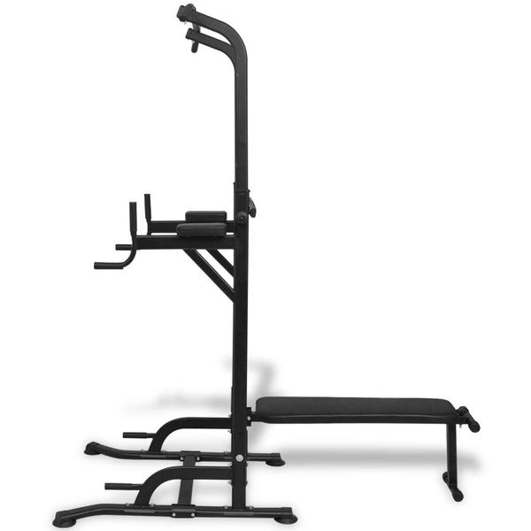 Vidaxl Power Tower Con Panca Per Addominali-image