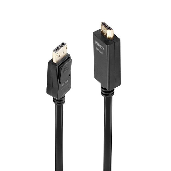 Lindy Displayport An Hdmi Kabel 4K30 (Dp: Passiv) 1M-image