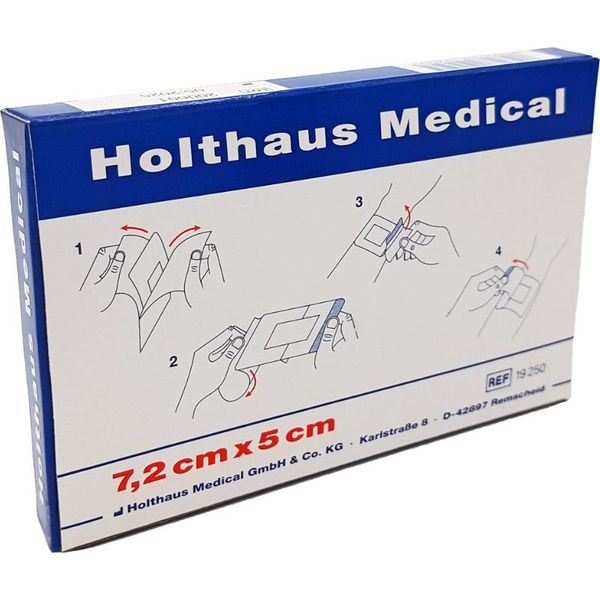 Holthaus Ypsiderm® Plus Medicazione Per Ferite 7,2 X 5 Cm - 5 Cerotti | Confezione (5 Pezzi)-image