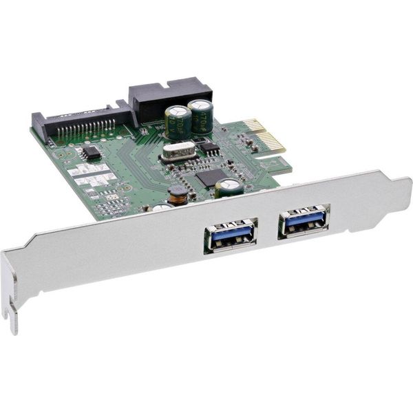 Scheda Di Interfaccia Inline®, 4X Usb 3.0, (2+2) Pcie, Incl. Staffa Per Slot A Basso Profilo-image
