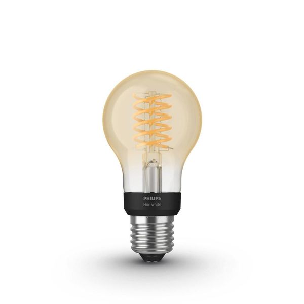 Philips Hue White 8718699688820 Soluzione Di Illuminazione Intelligente Lampadina Intelligente Bluetooth/Zigbee Nero, Grigio 7 W-image