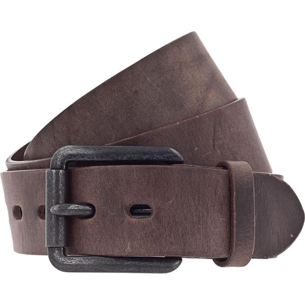 Vanzetti Pelle Cintura Denim Love 40Mm Full Leather Belt W90 Dark Brown Marrone-image