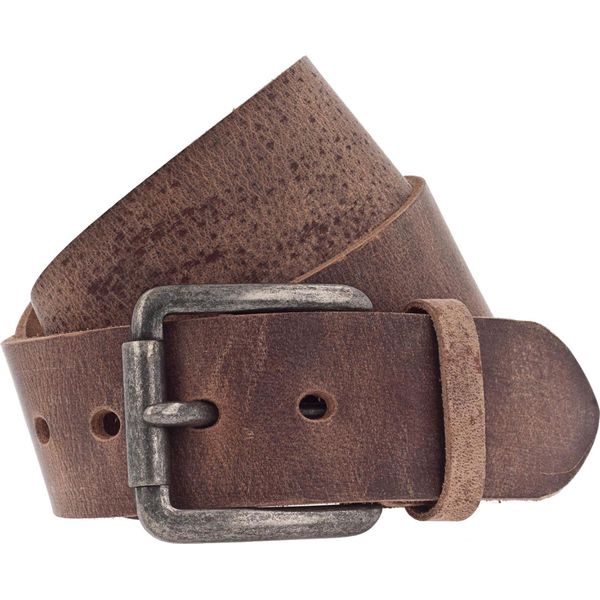 Vanzetti Pelle Cintura Denim Love 45Mm Leather Belt W90 Light Brown Marrone-image