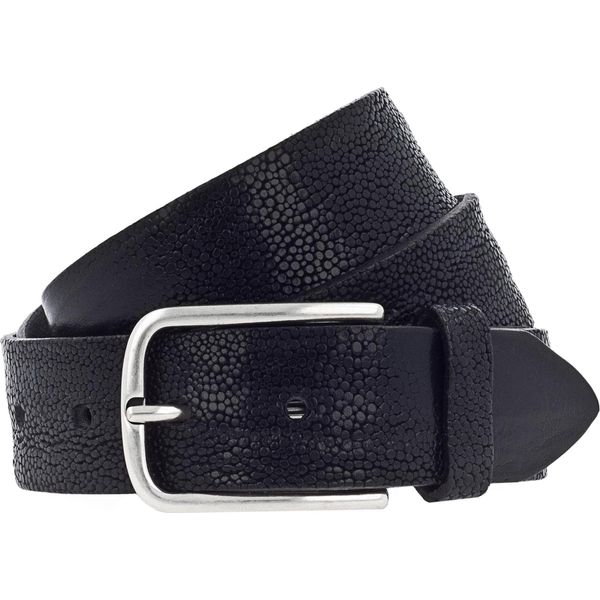 Vanzetti Pelle Cintura Genuine Beauty 35Mm Full Leather Belt W90 Black Nero-image