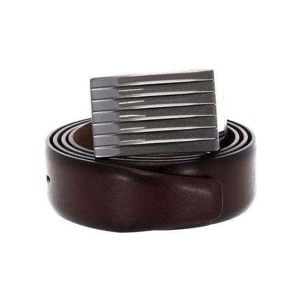 Vanzetti Pelle Cintura 35Mm Leather Belt W115 Dark Brown Marrone-image