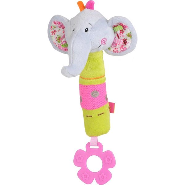Peluche Squittente Con Tettarella Baby Ono Elefante-image