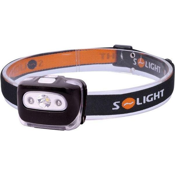 Solight WH27 Lampada Frontale A Led, 3W + Luce Rossa, 3X Aaa-image