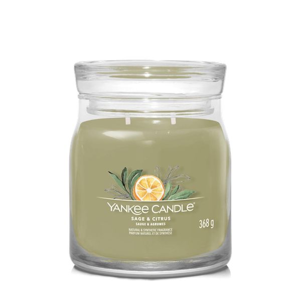 Yankee Candle - Sage & Citrus Signature Candle (Sage And Citrus) 368.0G-image