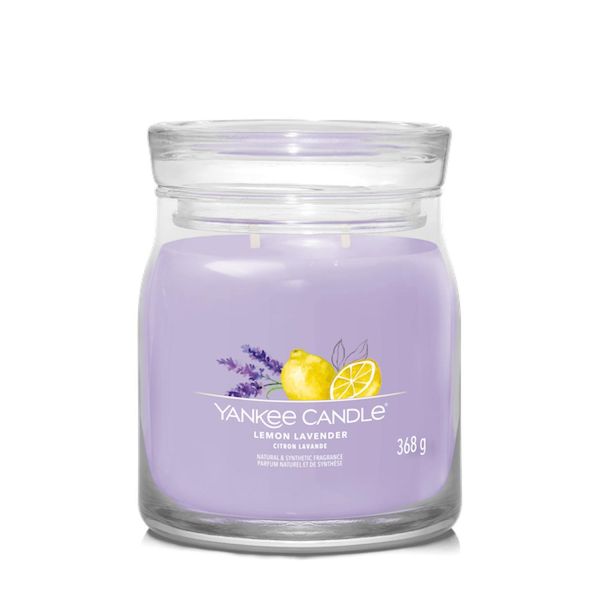 Yankee Candle - Candela Signature Lemon Lavender - Candela Profumata 368,0G-image