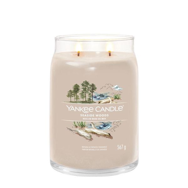 Yankee Candle - Candela Seaside Woods Signature - Candela Profumata 567,0G-image