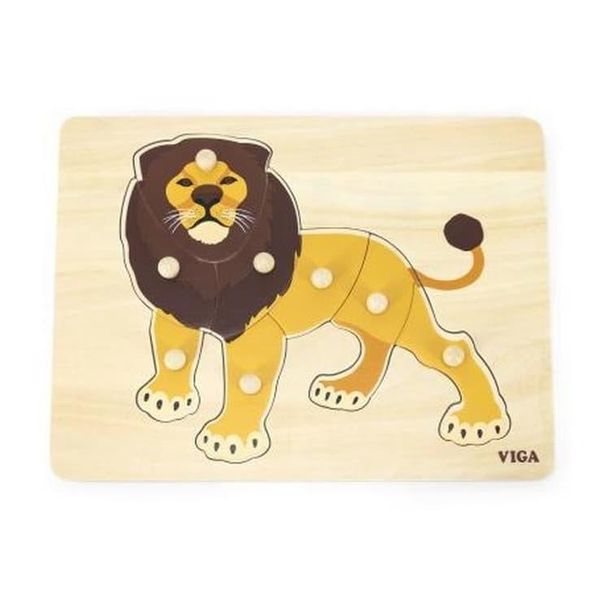 Seghetto Alternativo Montessori In Legno - Leone-image