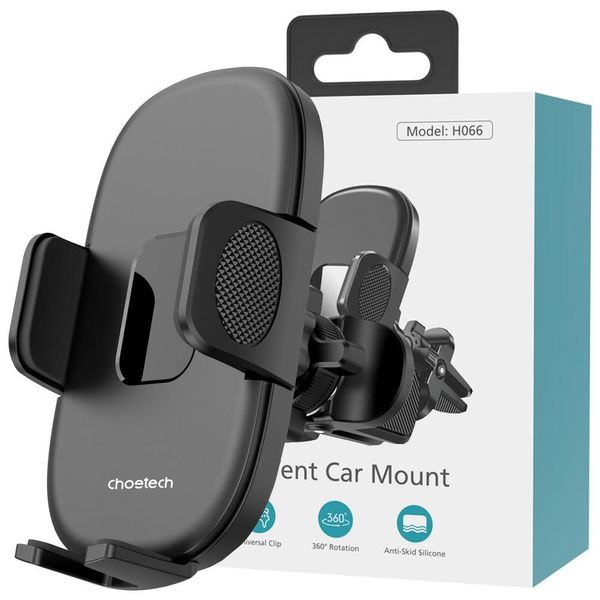 Choetech Auto Griglia Porta Telefono Clip Nero (H066)-image