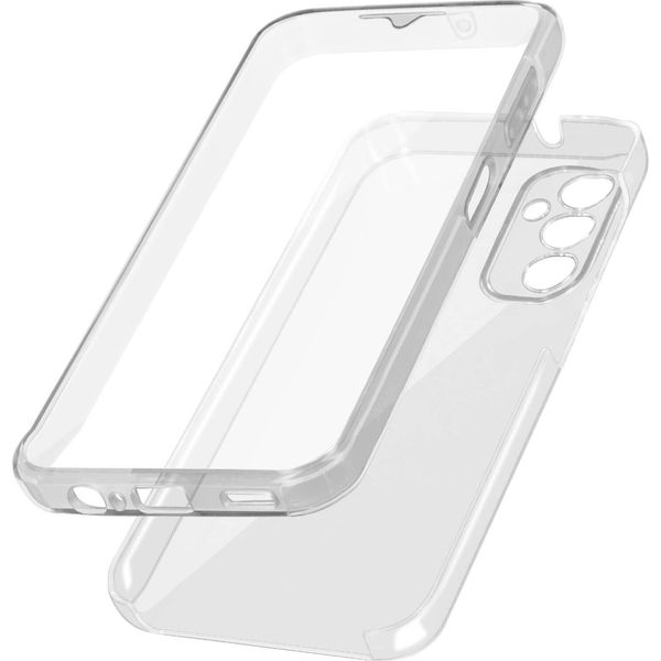 Avizar, Cover Protettiva Per Samsung Galaxy A14, Fronte + Retro, Trasparente-image