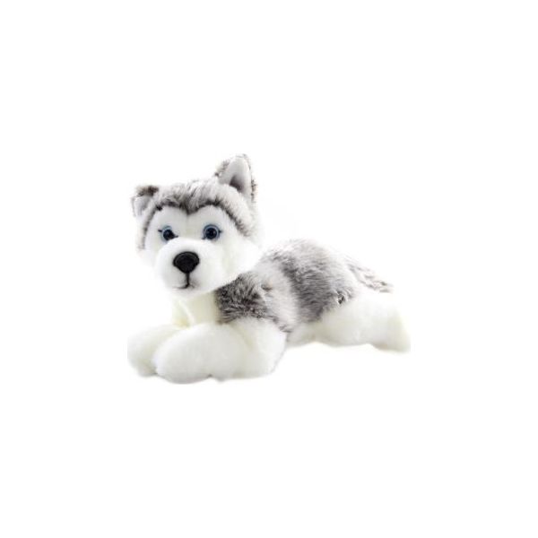Peluche Husky Sdraiato 23 Cm - ECO-FRIENDLY-image